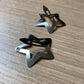 Little Star silver alloy hair clips