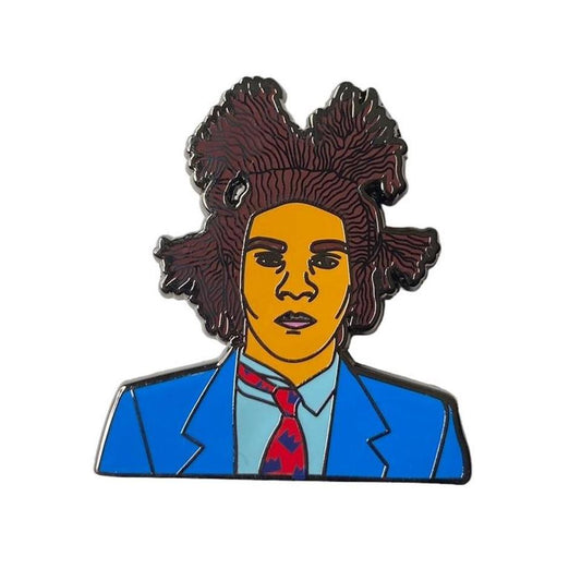 Jean Michel Basquiat enamel pin