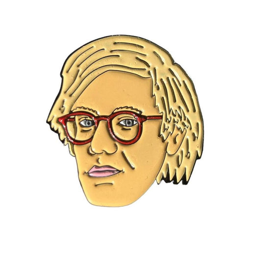 Andy Warhol soft enamel pin