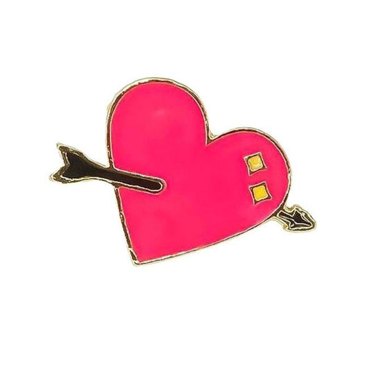 Pink Heart enamel pin
