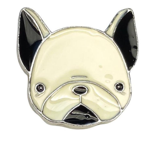 Bulldog enamel pin