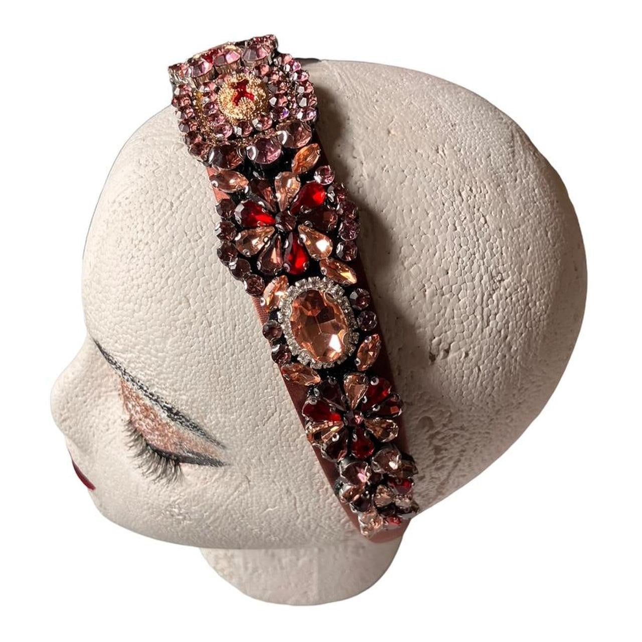 Anastasia Ruby embellished headband