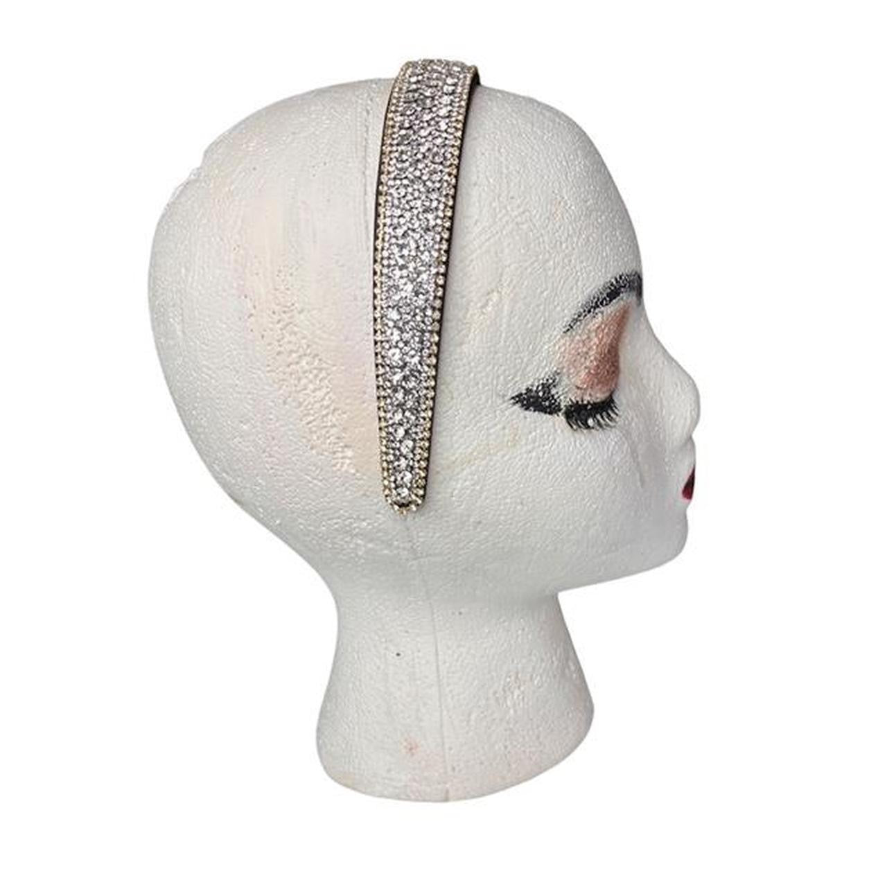 Rhinestone Ribbons embellished headband