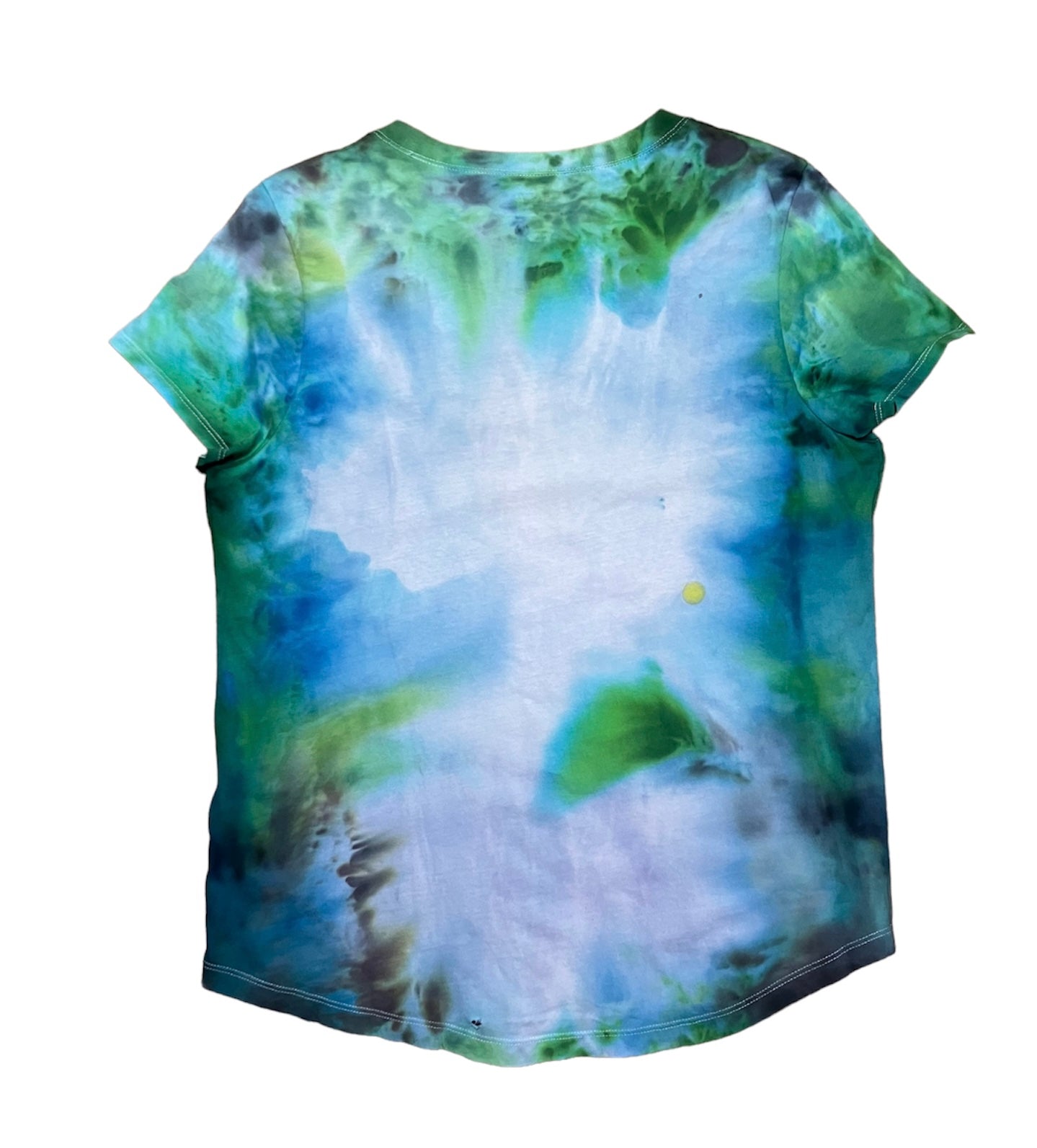 Reflected Sun tiedyed recycled t-shirt, size M