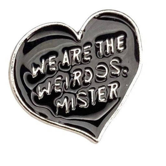 Weirdo Heart enamel pin