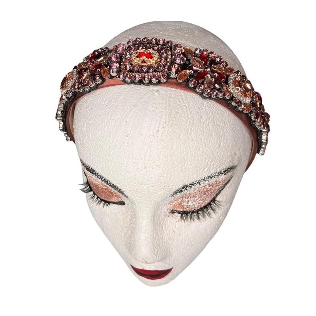 Anastasia Ruby embellished headband