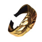 Goldie Love metallic lamé headband