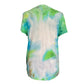 Reflected Sun tiedyed recycled t-shirt, size M